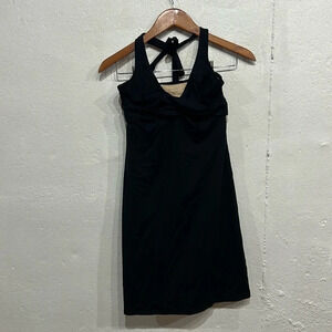 Athleta Halter Twist Front Swim Dress